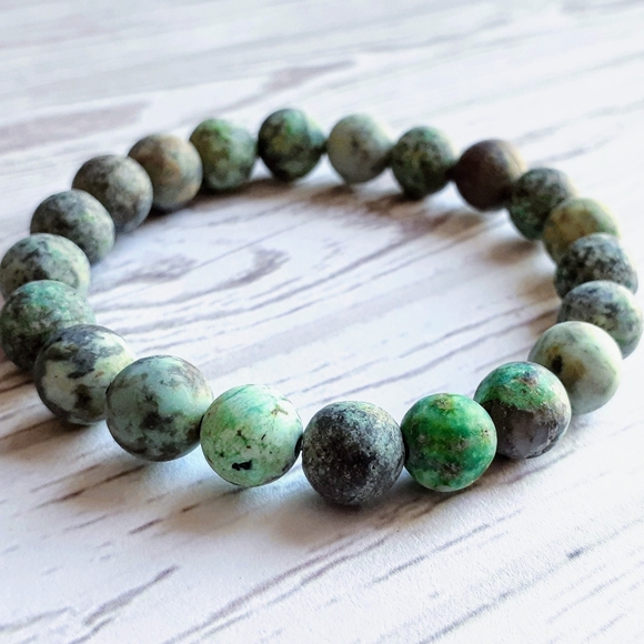 Jewelry - Frosted African Turquoise Bracelet